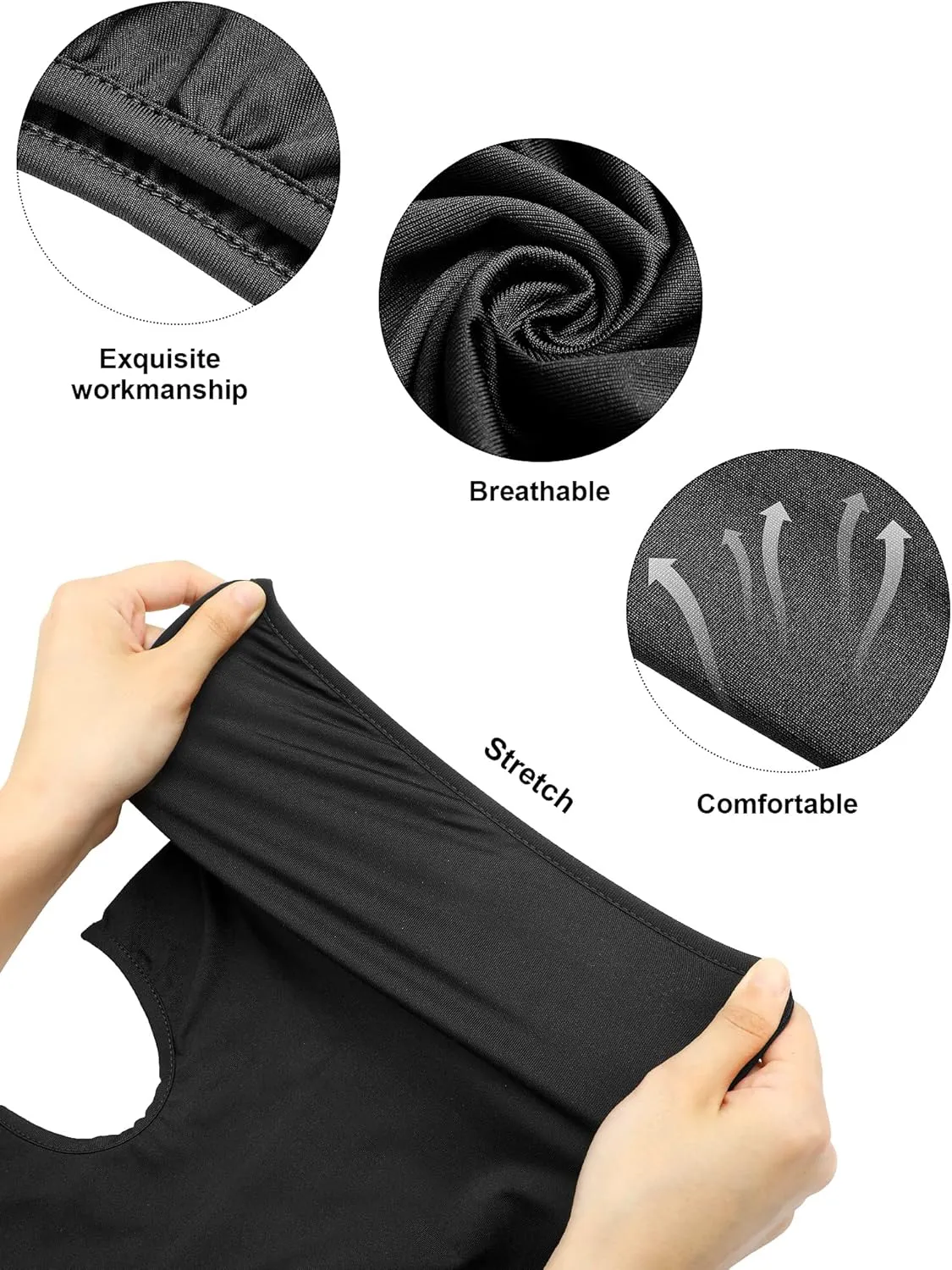 9 Pieces Ski Mask for Men Balaclava Face Mask Summer Face Mask Balaclava Full Face Mask Breathable Hood for Outdoor Use