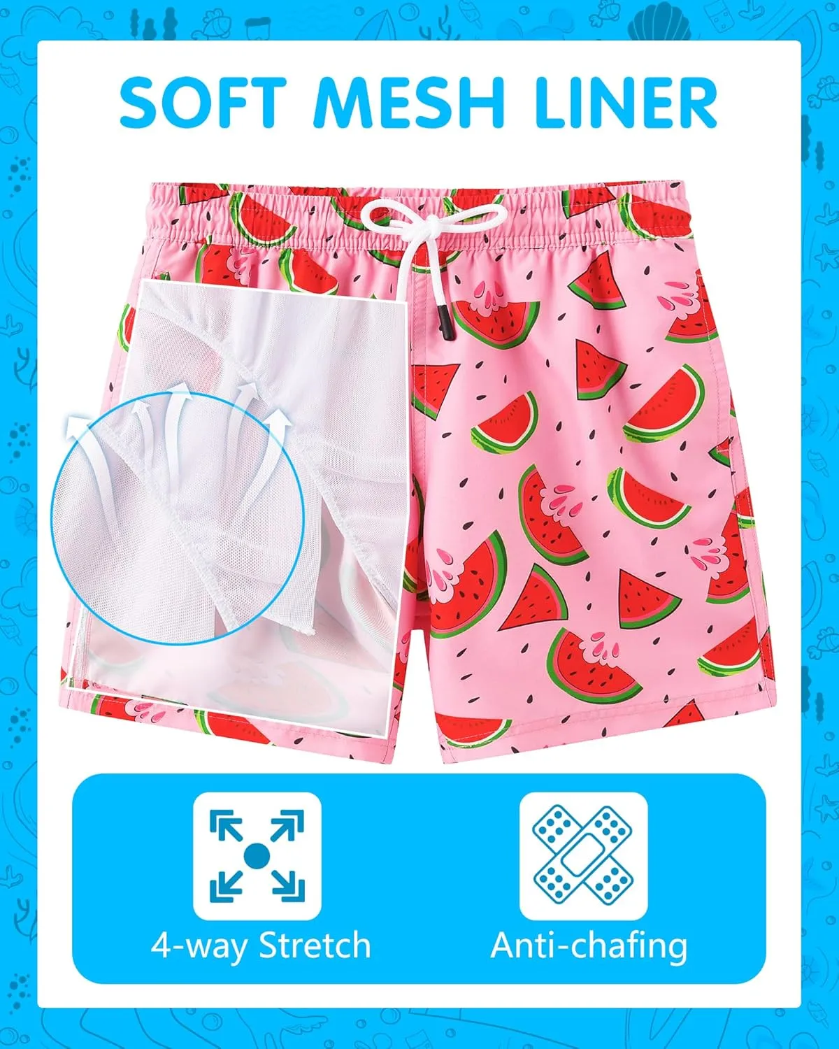 Boys' Swim Trunks - Toddler Swimsuit Shorts