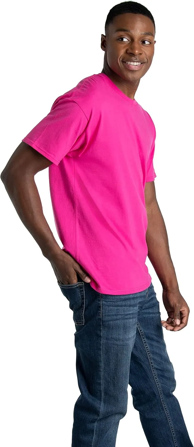 Fruit of the Loom Men's Eversoft Cotton T Shirts, Breathable & Moisture Wicking with Odor Control, Sizes S-4x