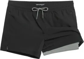 maamgic Mens Swim Trunks with Compression Liner Short Stretch Mens Bathing Suit Quick Dry Swimming Trunks Swimsuit