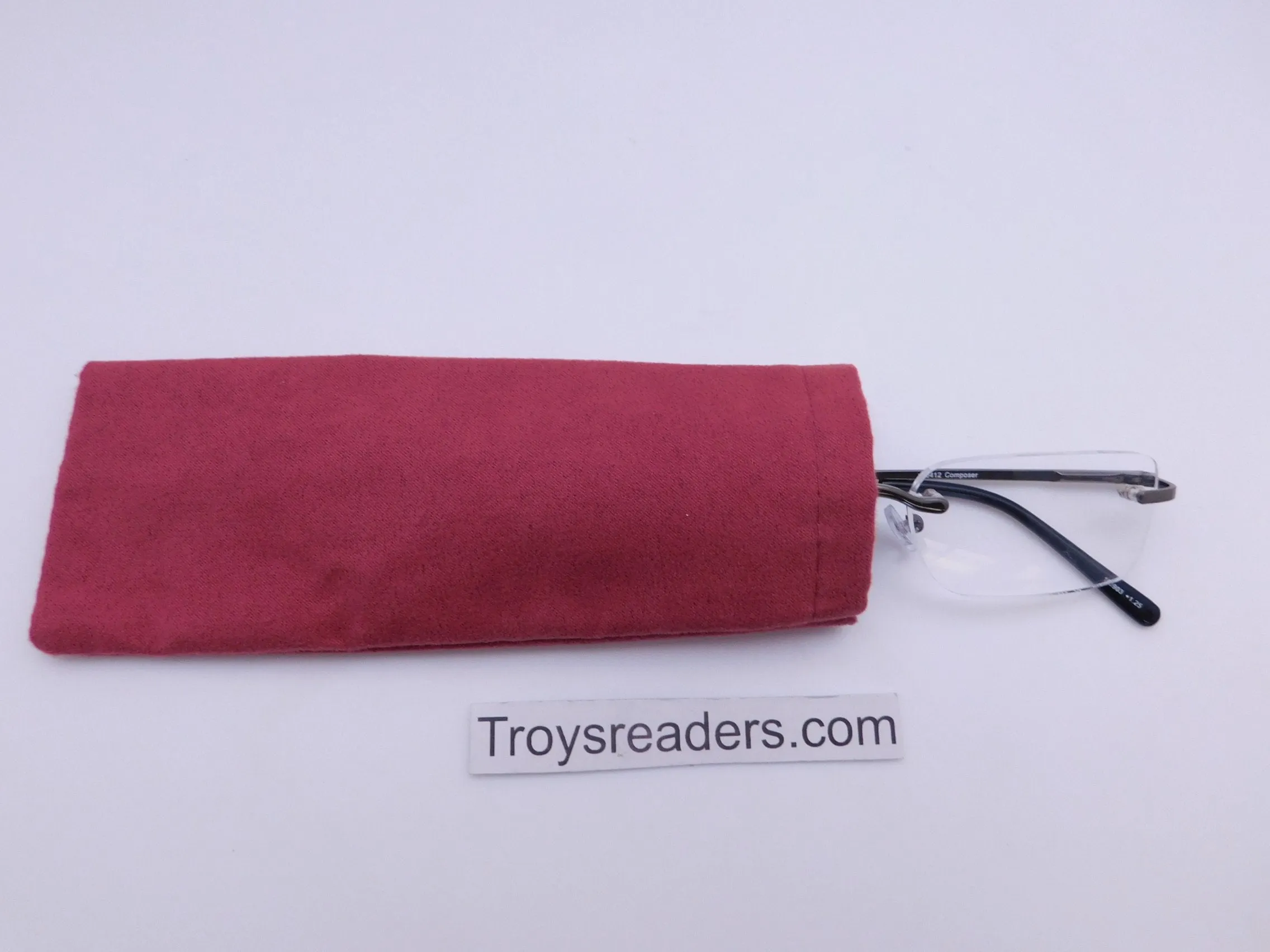 Solid Print Glasses Pouch in Eight Colors
