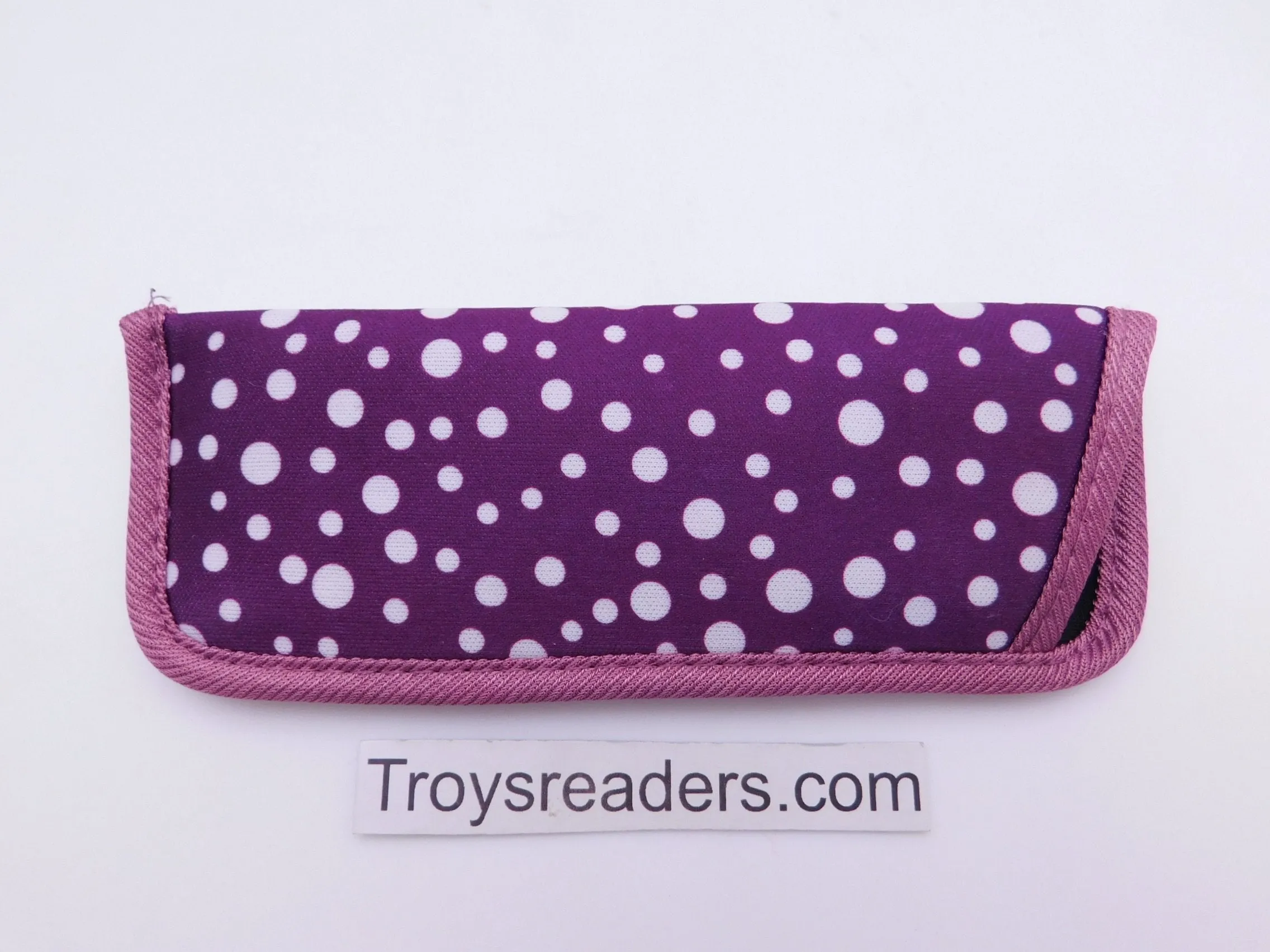 Trimmed Polkadot Glasses Sleeve/Pouch in Seven Designs