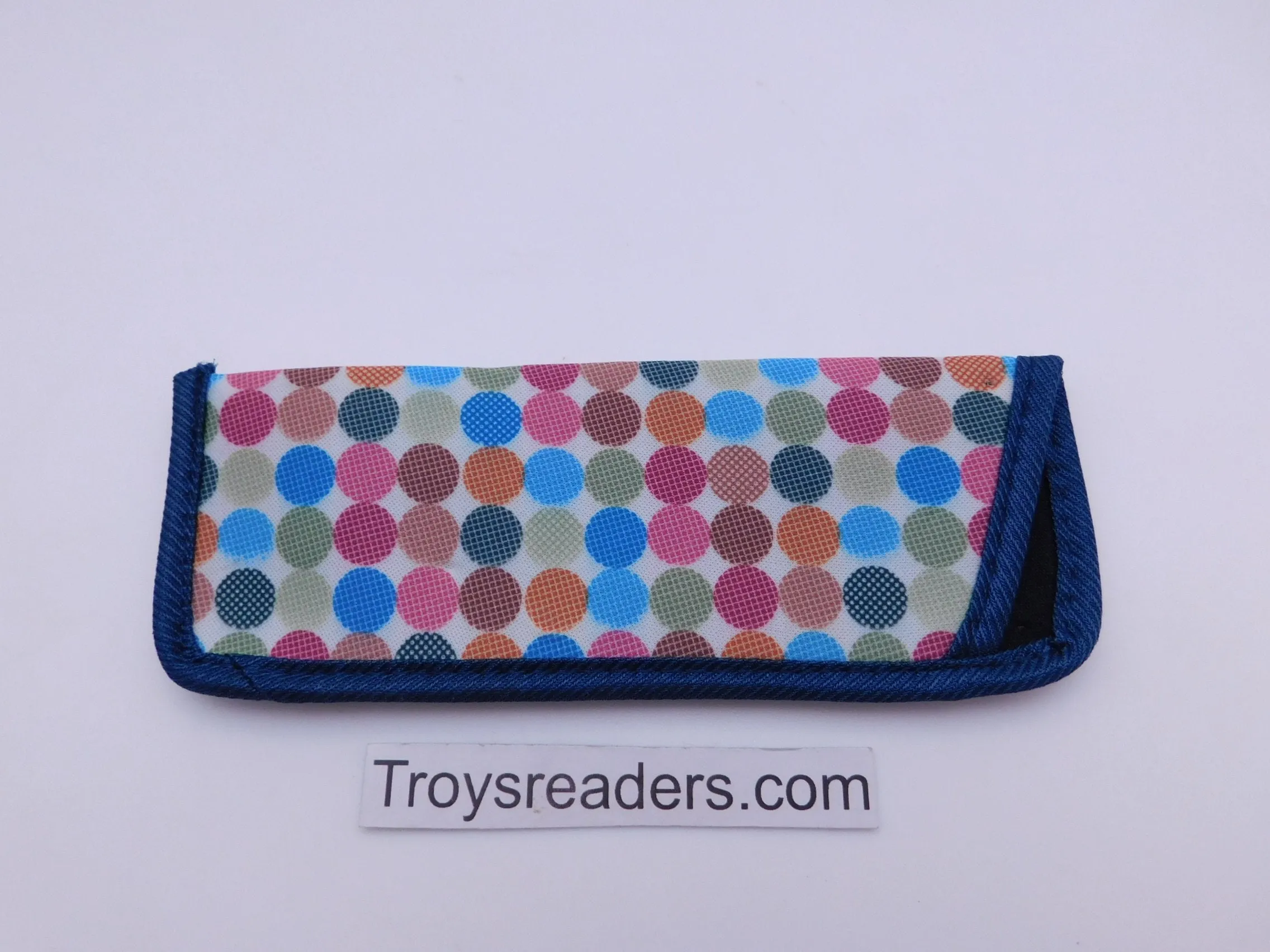 Trimmed Polkadot Glasses Sleeve/Pouch in Seven Designs
