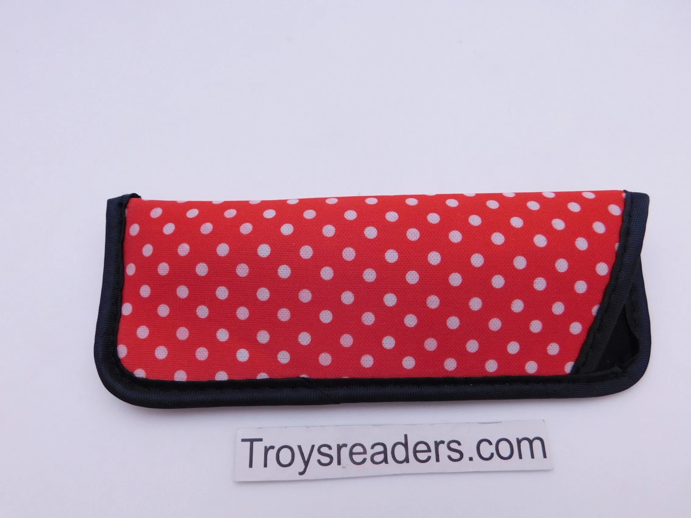 Trimmed Polkadot Glasses Sleeve/Pouch in Seven Designs