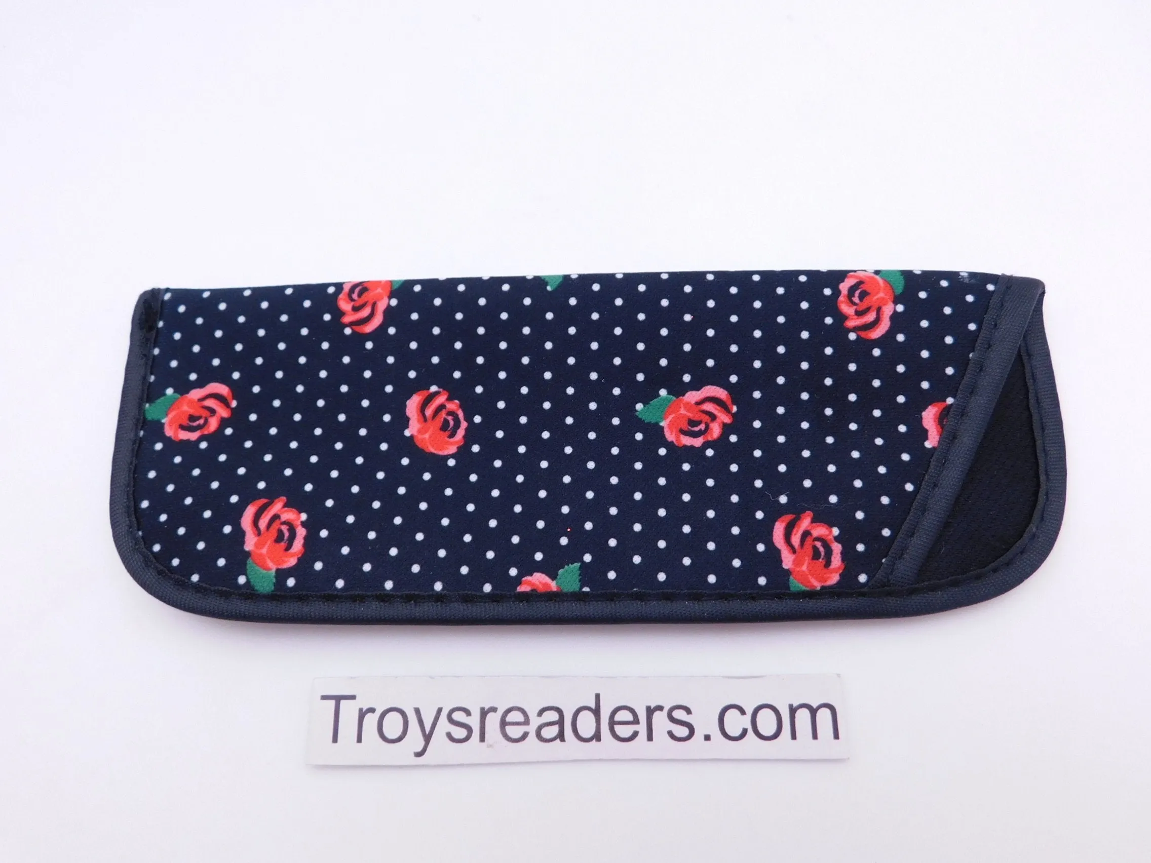 Trimmed Polkadot Glasses Sleeve/Pouch in Seven Designs