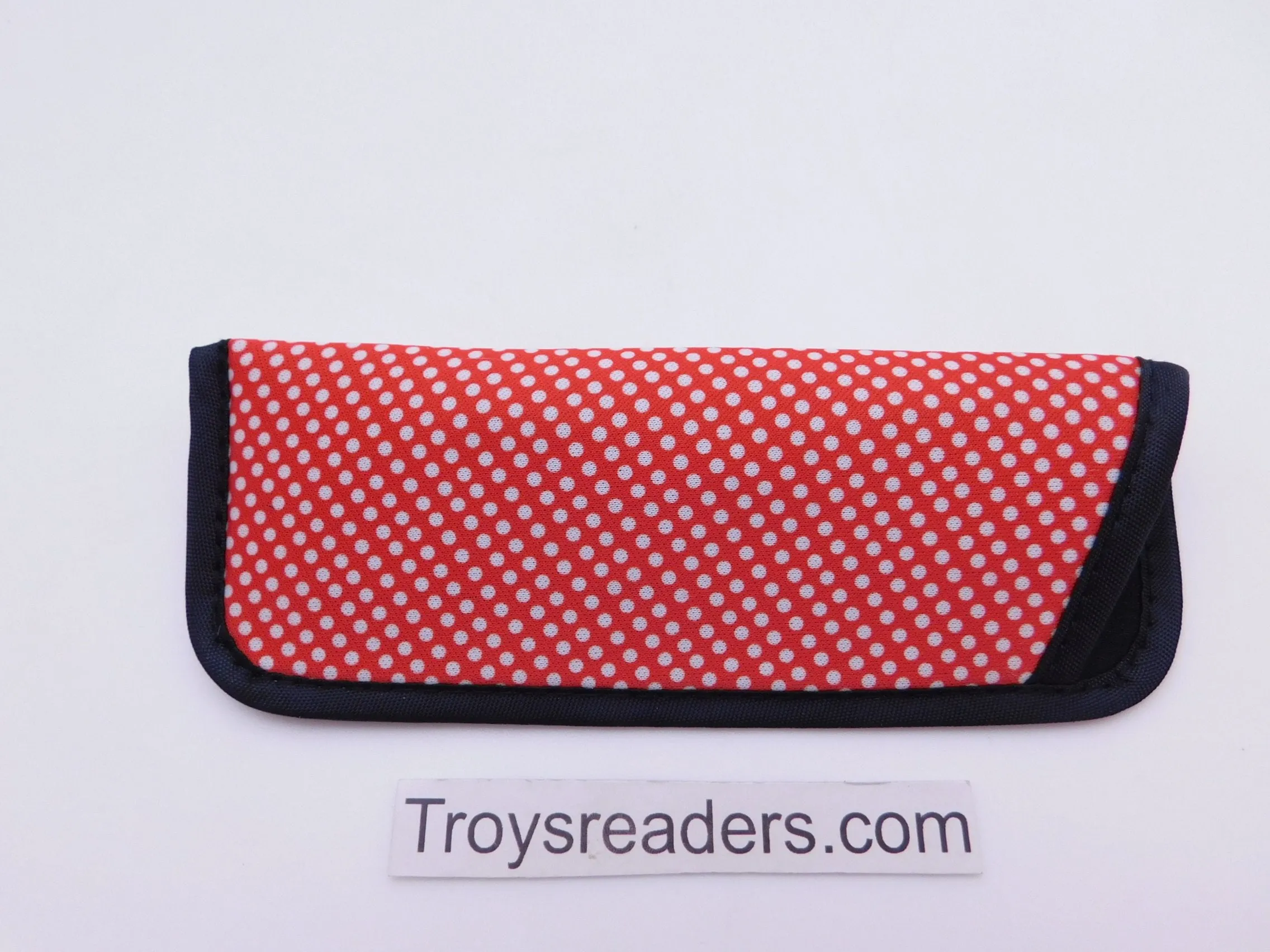 Trimmed Polkadot Glasses Sleeve/Pouch in Seven Designs