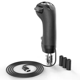 USB American Truck Simulator Shifter, Gearshift Knob Fit for ATS & ETS2 Games, PC Sim Shifter Compatible with Logitech G25 G27 G29 G920 Thrustmaster TH8A Fanatec
